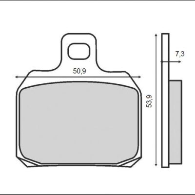 Brenta Klocki hamulcowe - APRILIA RSV 1000