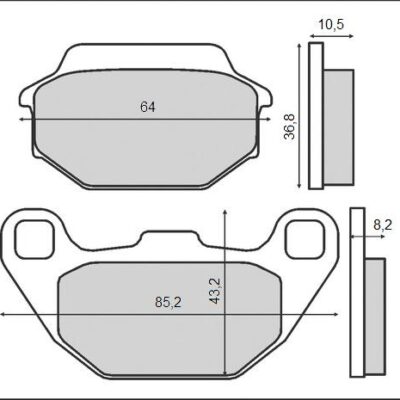 Brenta Klocki hamulcowe - BR3049