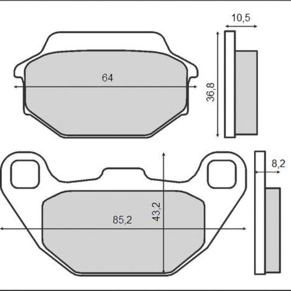 Brenta Klocki hamulcowe – BR3049