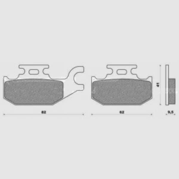 Brenta Klocki hamulcowe – BR3108