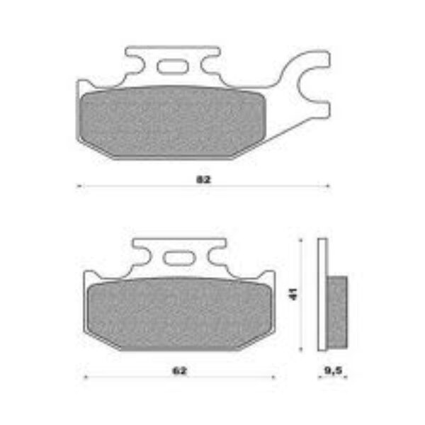 Brenta Klocki hamulcowe – BR4108