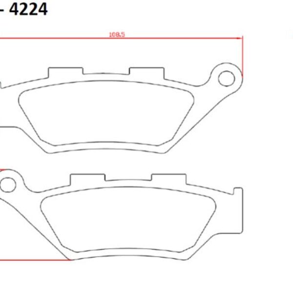 Brenta RK Klocki hamulcowe – BENELLI IMPERIALE 400 – (2018-2020)