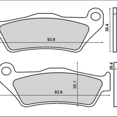 Brenta Klocki hamulcowe - BR3084