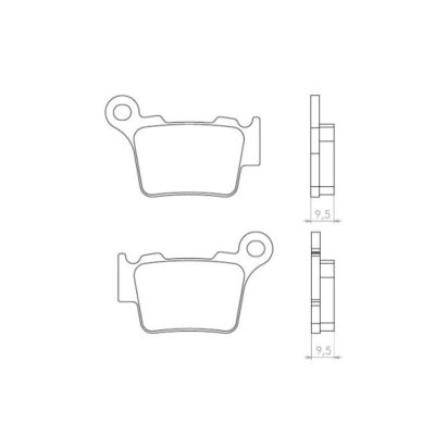 Brenta Klocki hamulcowe - BR4056