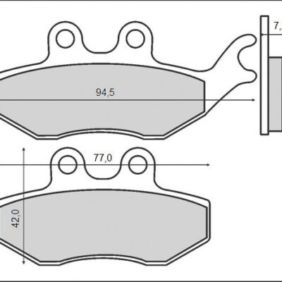 Brenta Klocki hamulcowe - BR3043