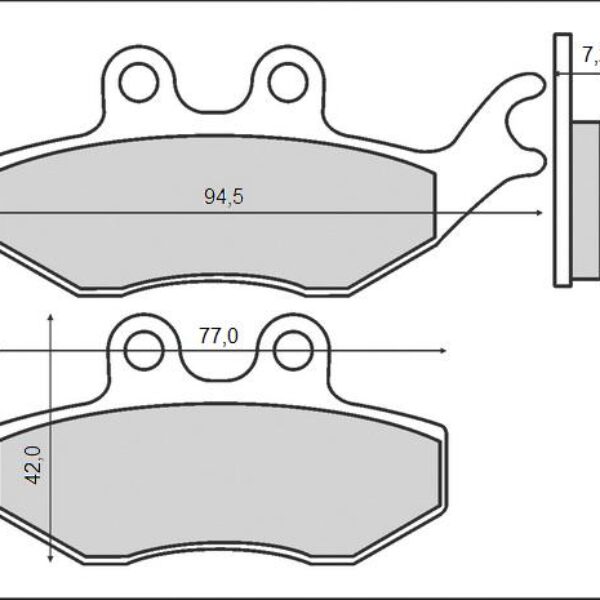Brenta Klocki hamulcowe – BR3043