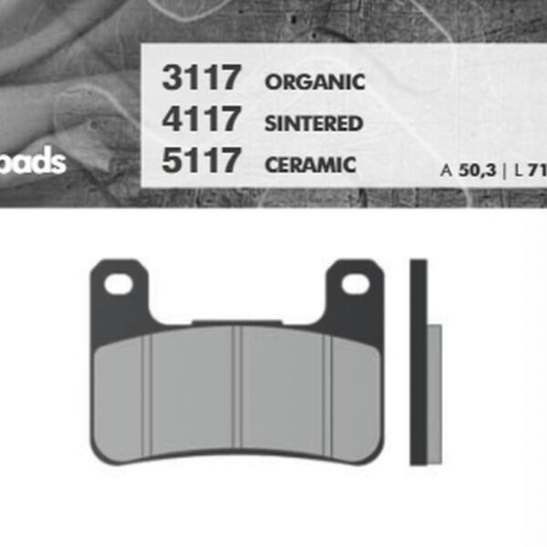 Brenta Klocki hamulcowe – SUZUKI GSXR/VZR/M1800