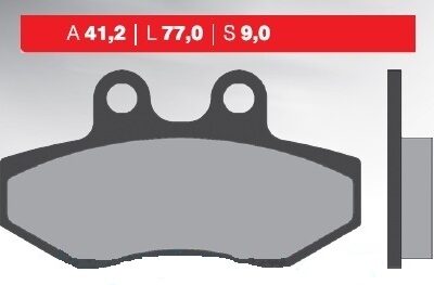 Brenta Klocki hamulcowe - YAMAHA NXC 125 CYGNUS` (2004-2013)