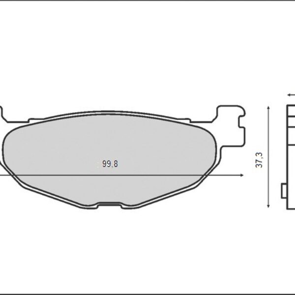Brenta Klocki hamulcowe – YAMAHA MAJESTY 400