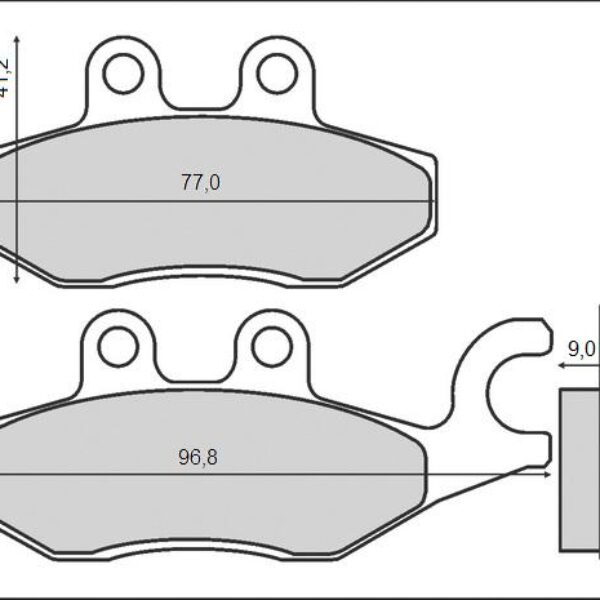 Brenta Klocki hamulcowe – BR3097