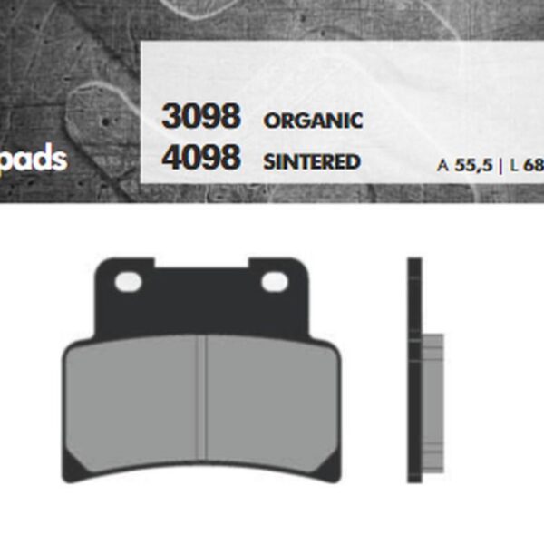 Brenta Klocki hamulcowe – BR4098