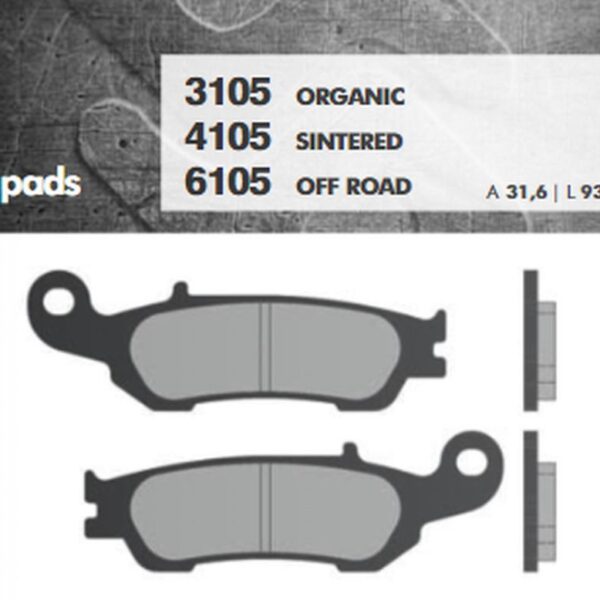 Brenta Klocki hamulcowe – BR3105
