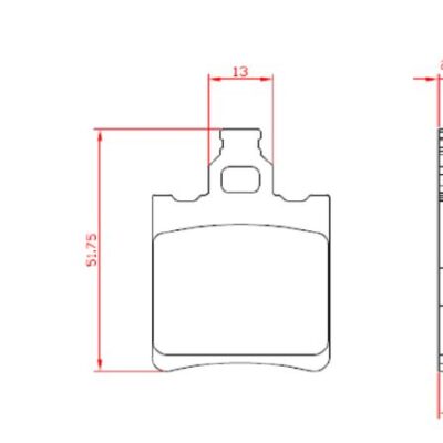 Brenta Klocki hamulcowe - APRILIA RS 50 (1988-2010)