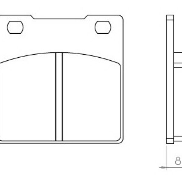 Brenta Klocki hamulcowe – SUZUKI GS/GSX/GSF/GSXR/RF/S…