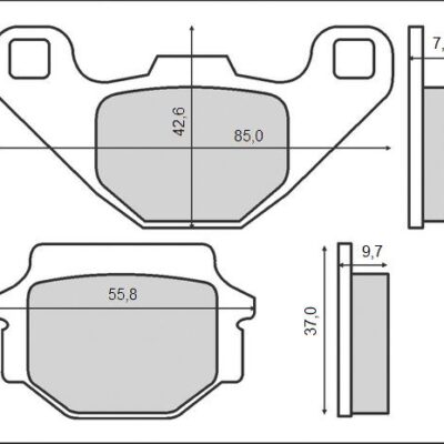 Brenta Klocki hamulcowe - BR3095