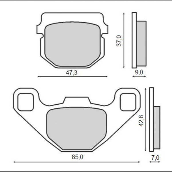 Brenta Klocki hamulcowe – BR3074