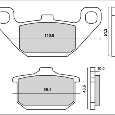 Brenta Klocki hamulcowe - BR3061