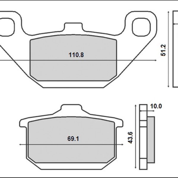 Brenta Klocki hamulcowe – BR3061