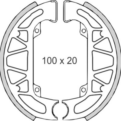 Brenta Szczęki hamulcowe - GILERA 50 PIAGGIO NRG/NTT/Q...