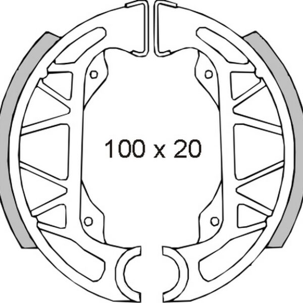 Brenta Szczęki hamulcowe – GILERA STORM PIAGGIO FREE/N…