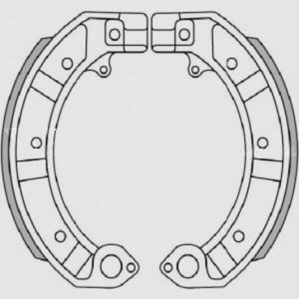 Brenta Szczęki hamulcowe – PIAGGIO PK 50/125