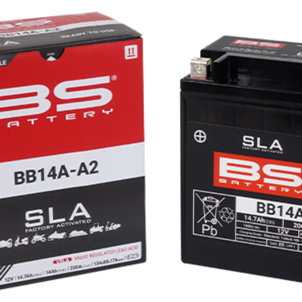 Akumulator BB14A-A2 (YB14A-A2) 12V 14AH 134X88X176 Bezobsługowy – Zalany (200A) – Zastępuje 310572 (5) | BS