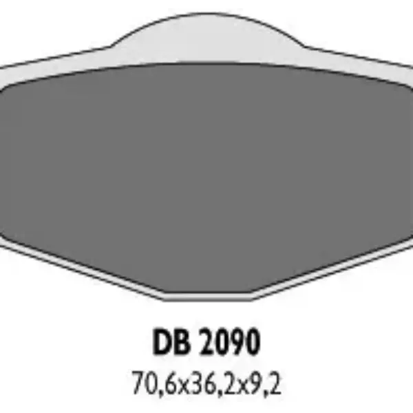 delta braking klocki hamulcowe kh101 tył – zastępują | DB2090OR-D