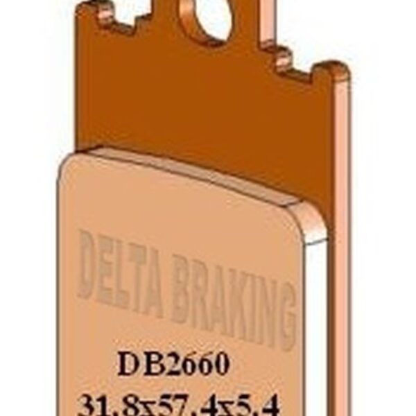 Klocki Hamulcowe KH116 Przód Aprilia AF-1 50 ’86-’92, Yamaha DT 50R ’97-’01, Piaggio Free 50 ’95-’01, Beta Tempo 50 ’94-’97, Malaguti F12 50 Phantom ’94-’02, Garelli Sahel 50 ’91- | Delta Braking