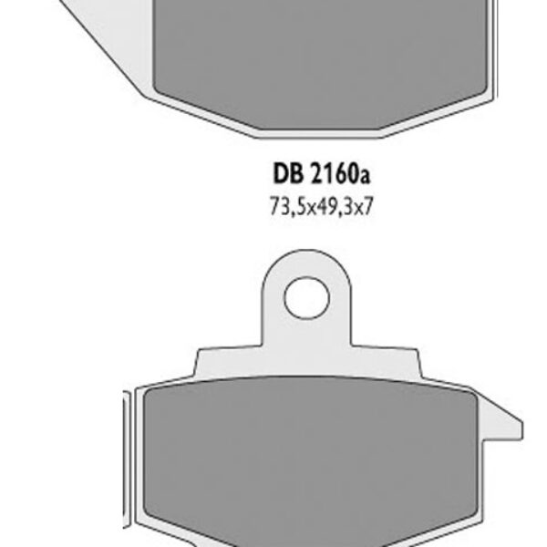 Klocki Hamulcowe KH130 – Zastępują DB2160MX-D i DB2160QD-D | Delta Braking