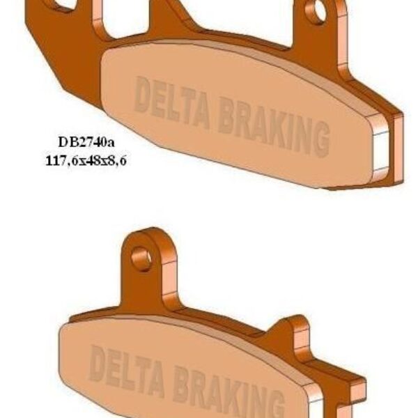 Klocki Hamulcowe KH147 – Zastępuje DB2740MX-D oraz DB2740QD-D | Delta Braking