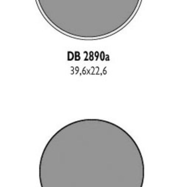 Klocki Hamulcowe KH155 Yamaha YFS 200 Blaster`91-02 Tył – Zastępują DB2890MX-D oraz DB2890QD-D | Delta Braking