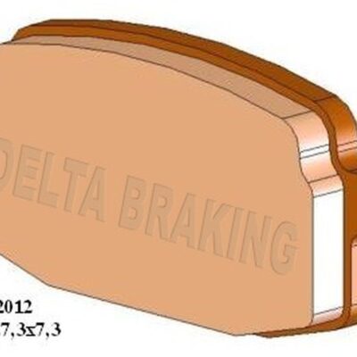 DELTA Klocki hamulcowe - PEUGEOT CLIC 50 (2001-2011)