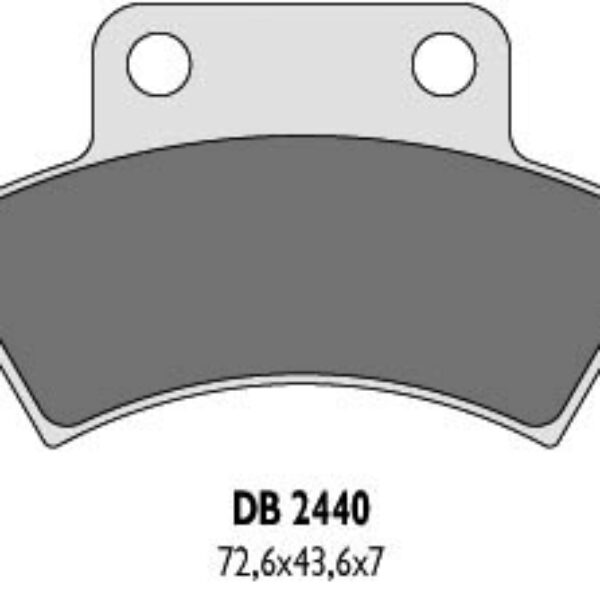 Klocki Hamulcowe KH232 Quadzilla, Polaris Tył – Zastępują DB2440MX-D oraz DB2440QD-D | Delta Braking