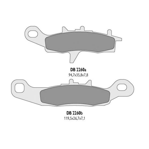 Klocki Hamulcowe KH258, KH349 – Zastępują DB2260MX-D i DB2260QD-D | Delta Braking