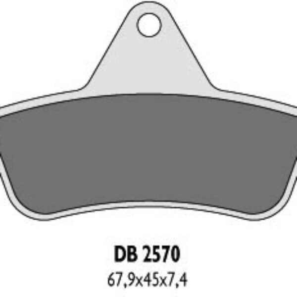 Klocki Hamulcowe KH271 Arctic Cat`96-04 (F+R) – Zastępują DB2570MX-D oraz DB2570QD-D | Delta Braking