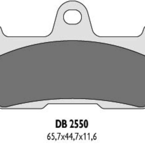 Klocki Hamulcowe KH344 Yamaha YFM 660 02-08 Tył – Zastępują DB2550MX-D oraz DB2550QD-D | Delta Braking