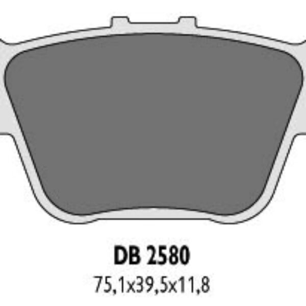 Klocki Hamulcowe KH373 Honda TRX Tył – Zastępują DB2580MX-D oraz DB2580QD-D | Delta Braking
