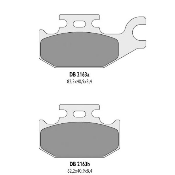 Klocki Hamulcowe KH413 Syzuki ATV – Zastępują DB2163MX-D oraz DB2163QD-D (Lewy Przód) | Delta Braking