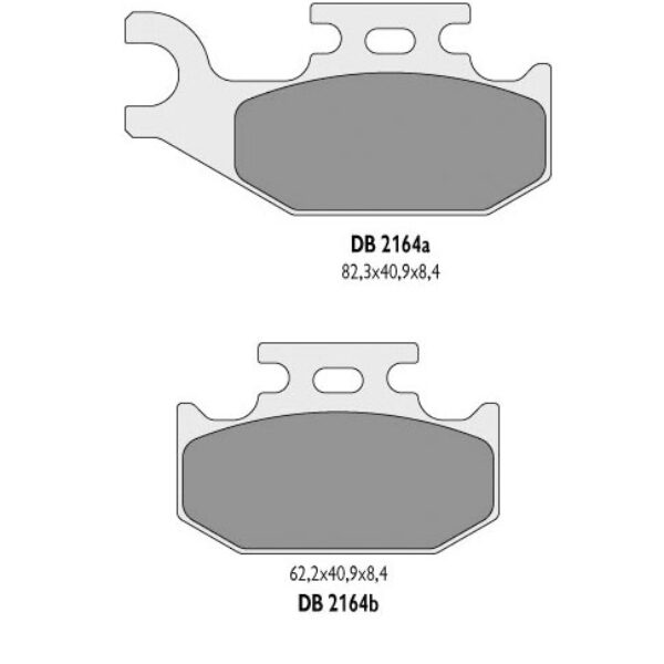 Klocki Hamulcowe KH414 Suzuki ATV (Prawy Przód), Polaris RZR 200 ’21-’22 Tył – Zastępują DB2367OR-D | Delta Braking