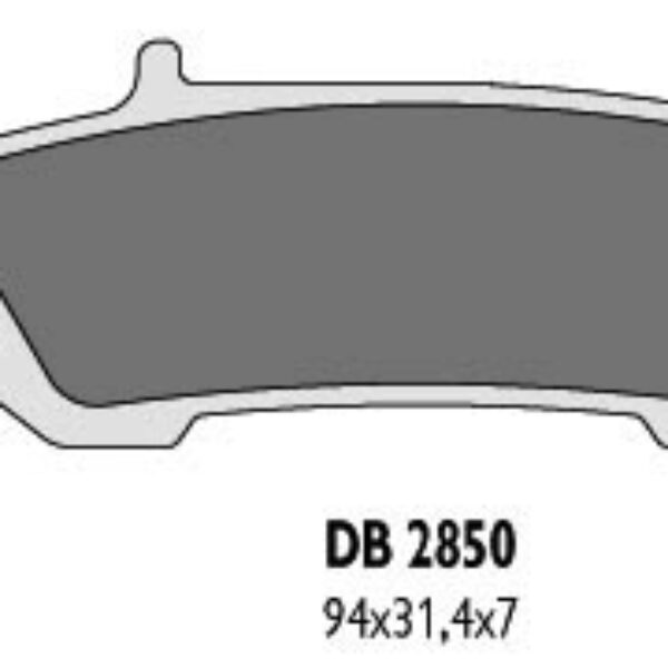 Klocki Hamulcowe KH450 Przód Yamaha YZ/YZF 08-16 – Zastępują DB2850MX-D oraz DB2850QD-D | Delta Braking