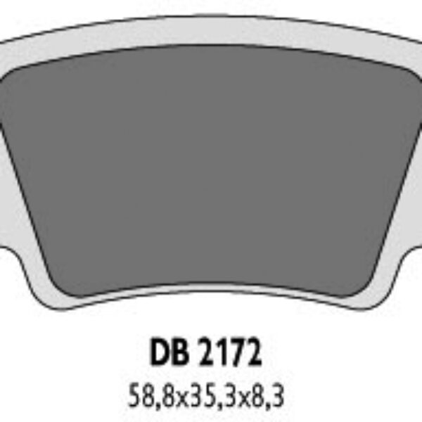 Klocki Hamulcowe KH463 KTM Quad – Zastępują DB2172MX-D oraz DB2172QD-D | Delta Braking