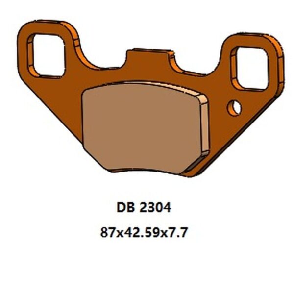 Klocki Hamulcowe KH490 Przód Polaris RZR 170 ’09-’21 | Delta Braking