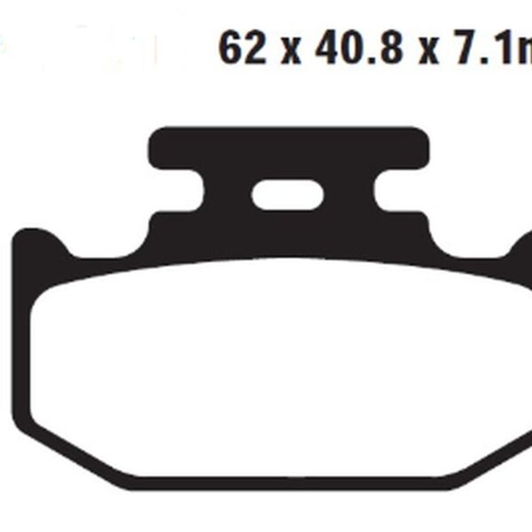 Klocki Hamulcowe KH497 Hamulec Postojowy / Parking Brake Yamaha YXC 700 Viking ’15-’22, YXM 700 Wolverine/Viking ’14-’22, YXR 700 Rhino ’09-’13, YXZ 1000R ’16-’22 | Delta Braking
