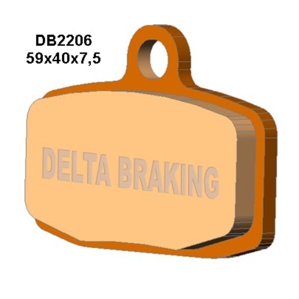 Klocki Hamulcowe KH612 KTM SX85 `12-20 Przód – Zastępują DB2206MX-N oraz DB2206QD-N | Delta Braking