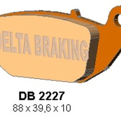 Klocki Hamulcowe KH629 Honda CBR 125 '11-, CB 125 R / 300 R 18-, CRF 250 L 13-17, Suzuki GSX-R / S 18-, Tył - Zastępuje DB2227MX-D oraz DB2227QD-D | Delta Braking