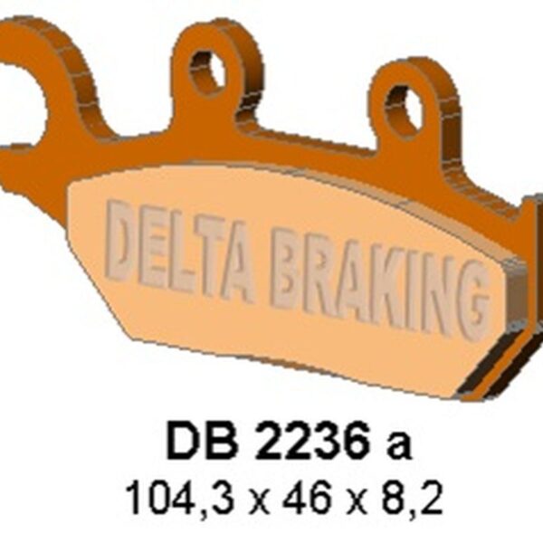 Klocki Hamulcowe KH645 CAN AM Maveric 1000 Prawy – Zastępują DB2236MX-D oraz DB2236QD-D | Delta Braking