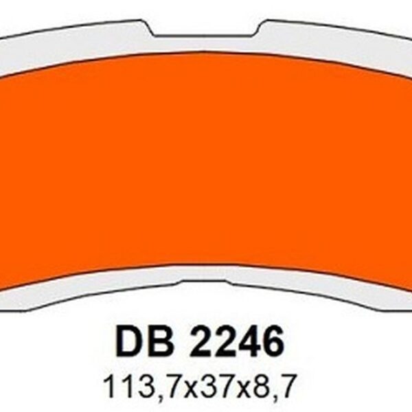 Klocki Hamulcowe KH676 Przód Yamaha YXF 1000R Wolverine ’21-’24, YXZ 1000R ’16-’24 | Delta Braking