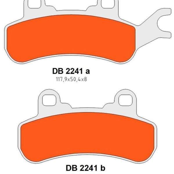 DELTA Klocki hamulcowe – CAN-AM DEFENDER/TRAXTER 800 (2016-2022)