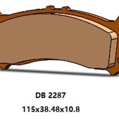 DELTA Klocki hamulcowe - HONDA SXS 1000 PIONEER (2016-2022) - DB2287OR-D
