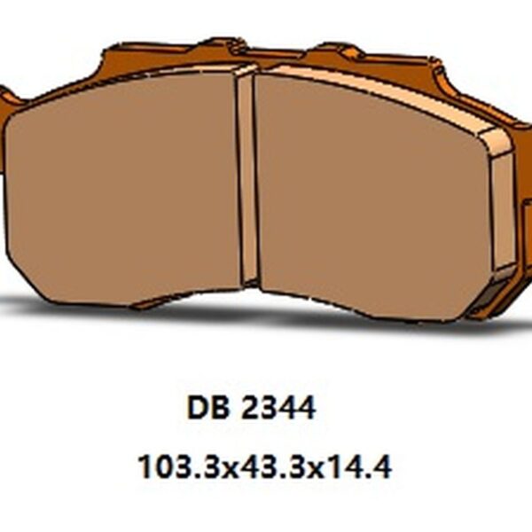 Klocki Hamulcowe KH712 Przód Honda SXS 500 Pioneer ’15-’22, SXS 520 Pioneer ’21-’22, SXS 700 Pioneer ’16-’22 | Delta Braking